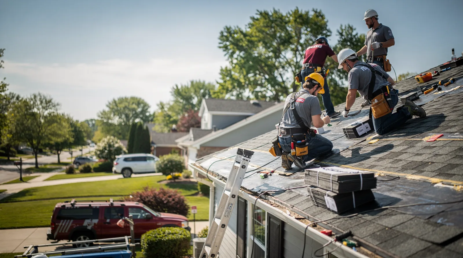 Roof Repair in El Paso, IL around you